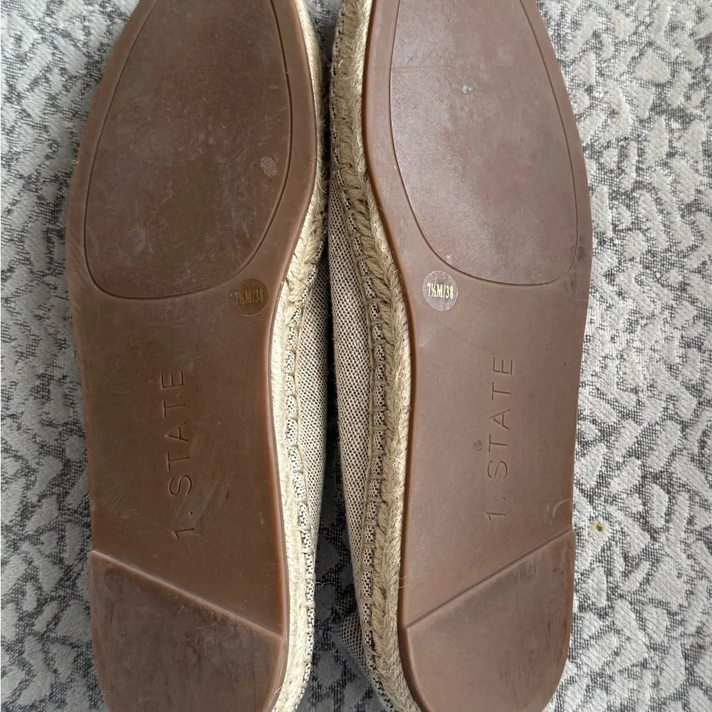1.STATE Weave Canvas Espadrille - 7.5